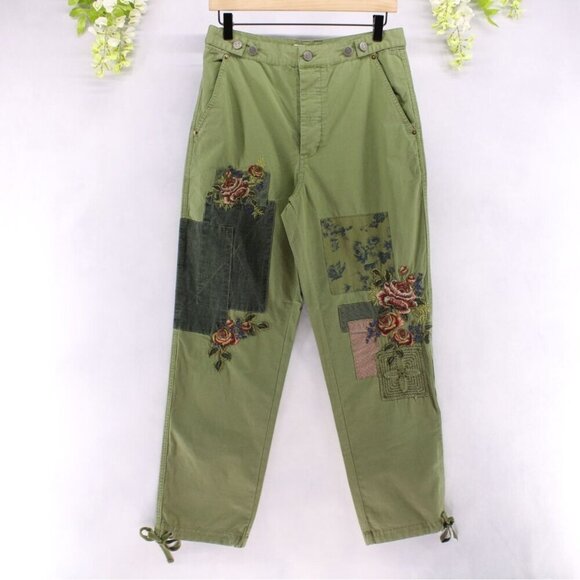 Sundance Pants - Sundance Women's Romance Meadow Joggers Olivene Sz 4 NEW